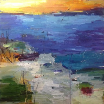 抽象的な海の風景053 Oil Paintings